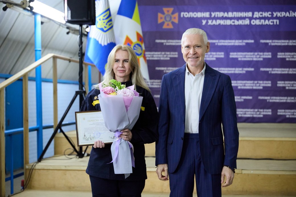 Відзначив кращіх рятувальників міста з нагоди професійного свята Ігор Терехов: Новини Харкова